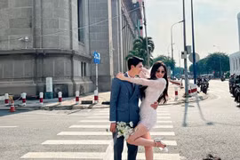 Á hậu Phương Nga sắp cưới nam diễn viên Bình An