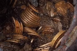 Đang đi dạo, cặp vợ chồng “vớ” được kho báu tiền vàng 10 triệu USD