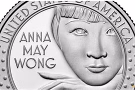 Diễn viên Anna May Wong trở thành người gốc Á đầu tiên có mặt trên đồng tiền Mỹ