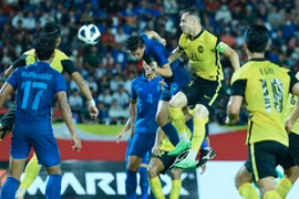 ĐT Thái Lan thua Malaysia ở loạt sút luân lưu tại bán kết King's Cup 2022