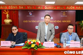 Họp báo thông tin Cuộc thi Tiếng hát Người làm báo mở rộng - Năm 2023