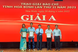 Hoà Bình: Tổng kết và trao Giải Báo chí tỉnh lần thứ II, năm 2021