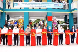 Khánh thành Nhà cộng đồng tránh lũ và trồng cây phòng hộ ven biển tại Hà Tĩnh