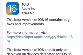 Apple lên kế hoạch phát hành bản cập nhật iOS 16 Beta 6