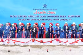 Khởi công Dự án cải tạo, nâng cấp Quốc lộ 6, đoạn Ba La - Xuân Mai hơn 8.100 tỷ đồng