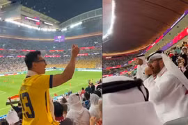 Cổ động viên Ecuador chọc giận người hâm mộ Qatar