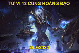 Tử vi 12 cung hoàng đạo hôm nay, thứ 5 ngày 29/9/2022
