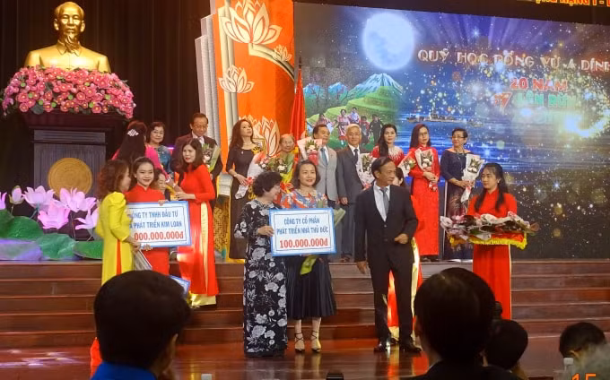 Quỹ tiếp nhận nguồn kinh phí từ các nhà hảo tâm.