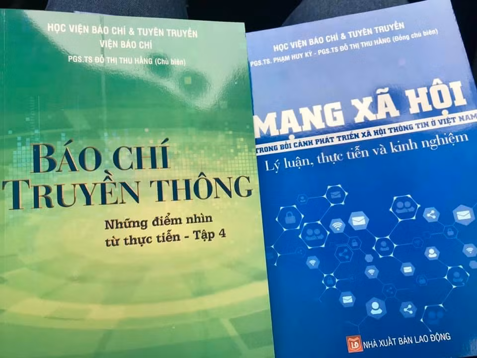 Hai cuốn sách sẽ được Viện Báo chí cho ra mắt tại Hội Báo toàn quốc 2019 (Ảnh: NVCC)