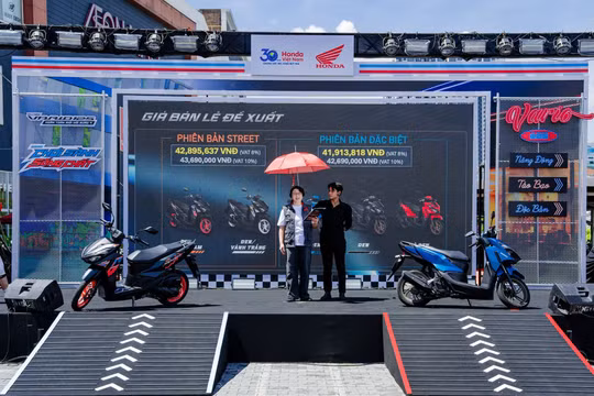 Xe tay ga Honda Vario 2027 chốt giá cao nhất gần 43,7 triệu đồng tại Việt Nam