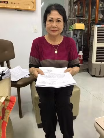 Bà Lê Thị Nhâm thời gian qua đã 