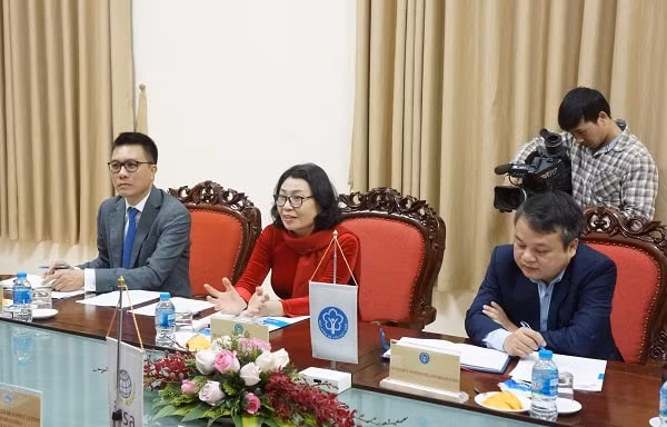 Tổng thư ký Marcelo Abi-Ramia Caetano chia sẻ tại buổi làm việc