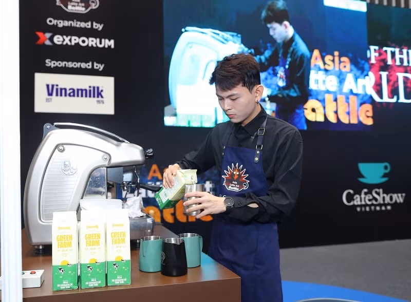 vinamilk khang dinh vi the trong pha che tai dau truong quoc te asia latte art battle hinh 2
