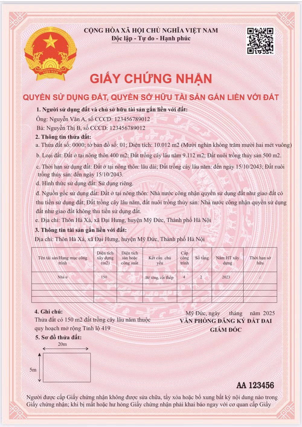 mau so do moi giup nguoi dan thuan tien khi giao dich cung nhu bao quan hinh 1