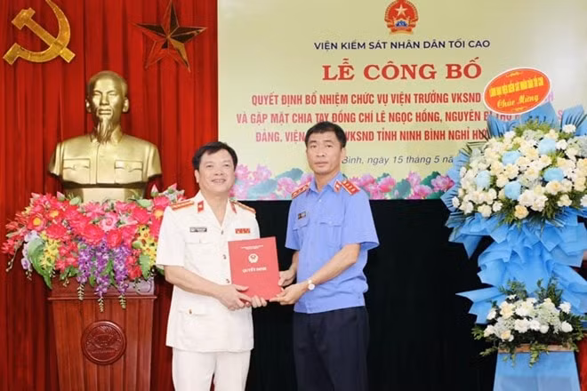 bo nhiem ong pham ngoc canh giu chuc vu vien truong vien kiem sat nhan dan tinh ninh binh hinh 1