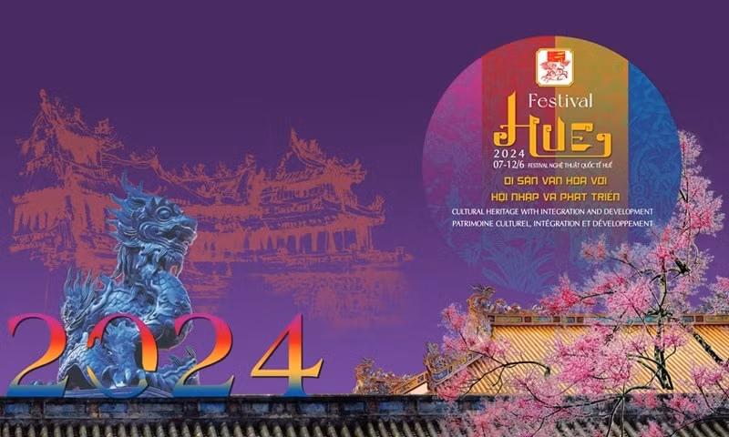 cong bo poster tuan le festival nghe thuat quoc te hue 2024 hinh 1