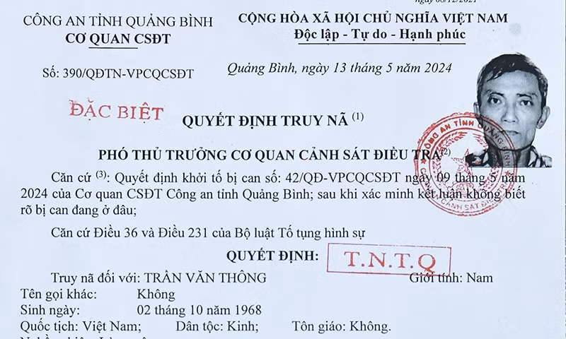 truy na dac biet doi tuong giet nguoi trong rung roi bo tron hinh 1