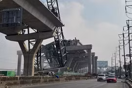 Lại sập cần cẩu ở Thái Lan, hai người thiệt mạng