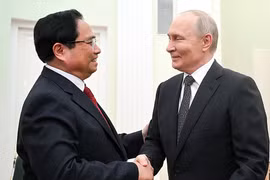 Thủ tướng Chính phủ Phạm Minh Chính hội kiến Tổng thống Liên bang Nga Vladimir Putin