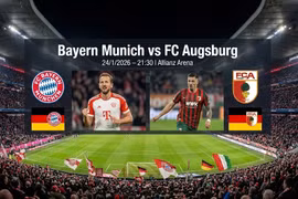 Link xem trực tiếp Bayern Munich vs Augsburg (21h30, 24/1)