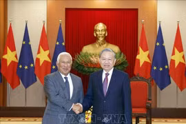 Tổng Bí thư Tô Lâm tiếp Chủ tịch Hội đồng châu Âu