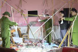 Phát hiện nghi phạm ném mìn vào nhà dân ở Thanh Hóa làm 10 người bị thương