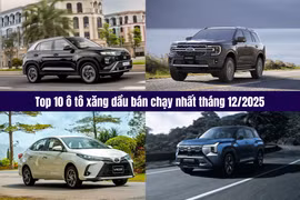 Top 10 ô tô xăng, dầu bán chạy tháng 12/2025: Lần đầu cho Destinator