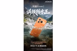 HONOR Power 2 xác nhận đạt chuẩn kháng nước IP69K và viên pin 10.080mAh