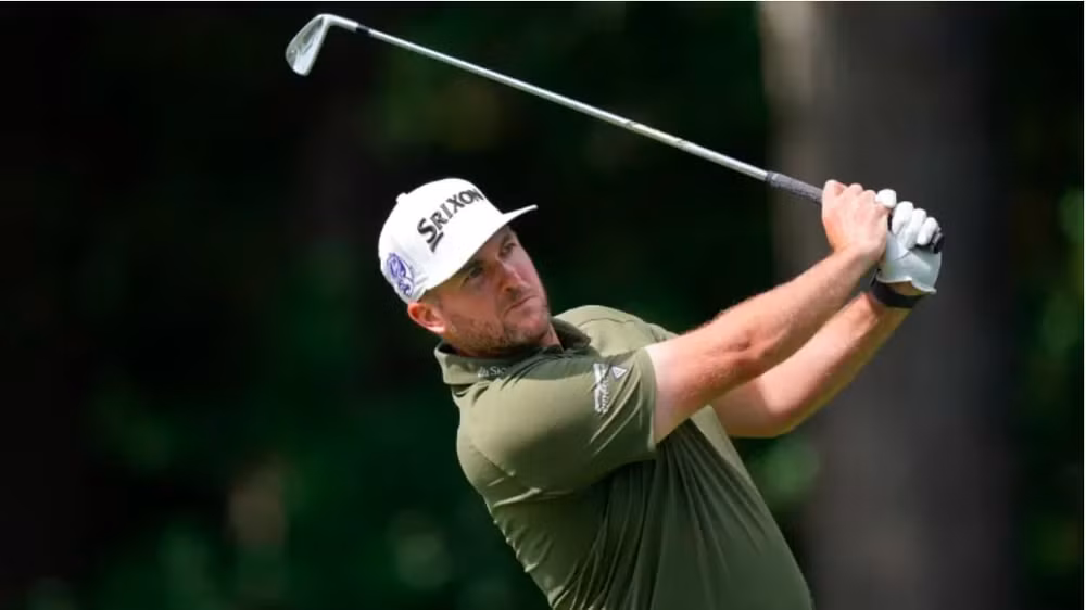 golfer taylor pendrith dan dau rocket mortgage classic truoc chang dau cuoi hinh 3