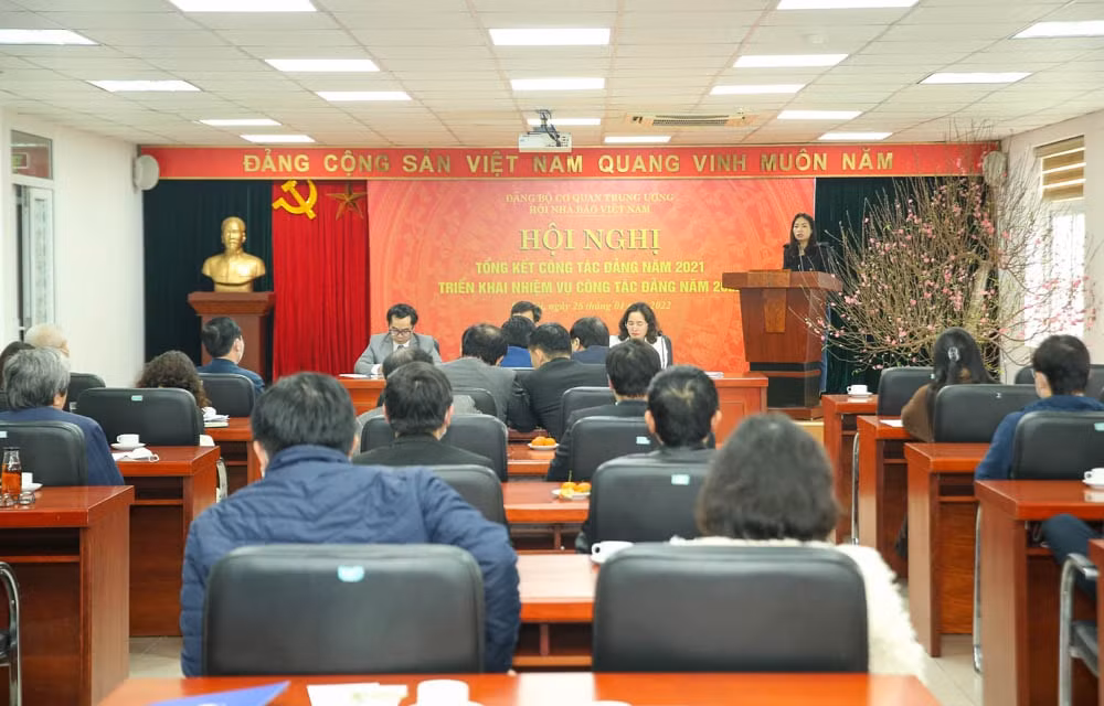 hoi nha bao viet nam tong ket cong tac dang nam 2021 va trien khai nhiem vu nam 2022 hinh 3