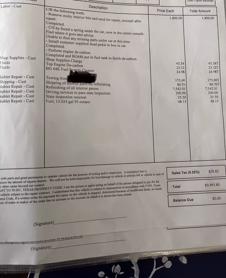 nguoi dung mat toi gan 10000 usd chi de sua loi nut bam tren sieu xe ferrari hinh 2