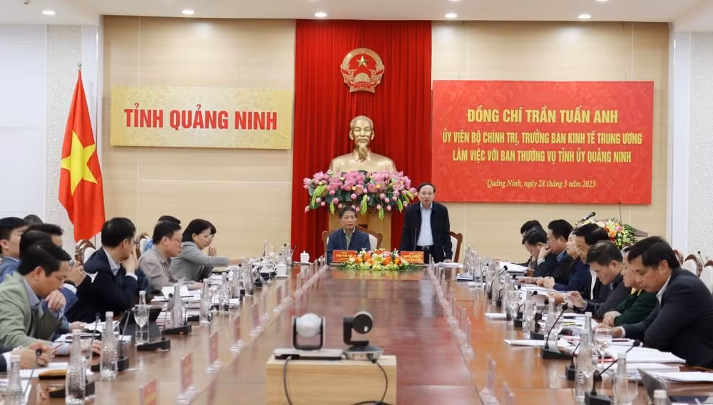 truong ban kinh te trung uong lam viec voi tinh quang ninh ve cong tac quan ly bao ve rung hinh 1