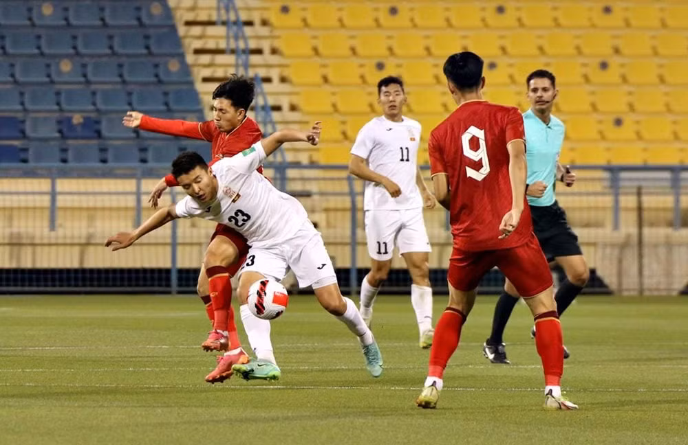 thua u23 kyrgyzstan tren cham luan luu u23 viet nam dung cuoi bang xep hang doha cup hinh 1