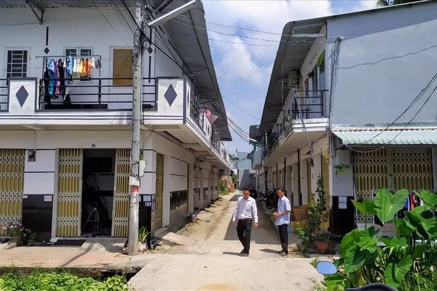 Hình ảnh khu dân cư Mù U tự phát ở quận Bình Thủy, nơi bị phát hiện có nhiều sai phạm nghiêm trọng. Ảnh: laodong.vn