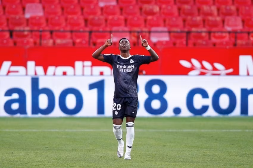 Vinicius ghi bàn thắng giúp Real Madrid có 3 điểm. Ảnh: internet