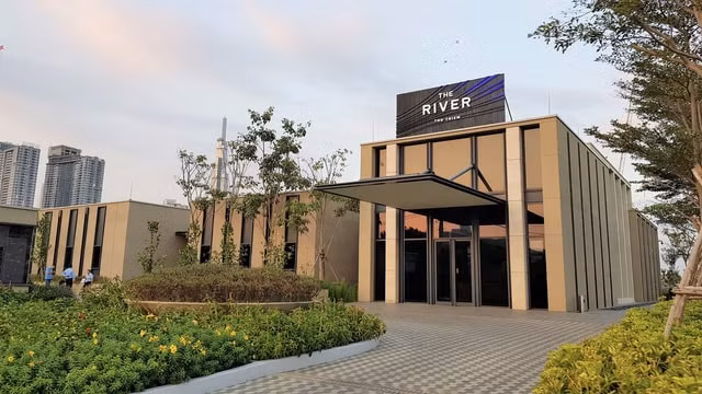 Nhà mẫu The River Thủ Thiêm tại Khu đô thị mới Thủ Thiêm.