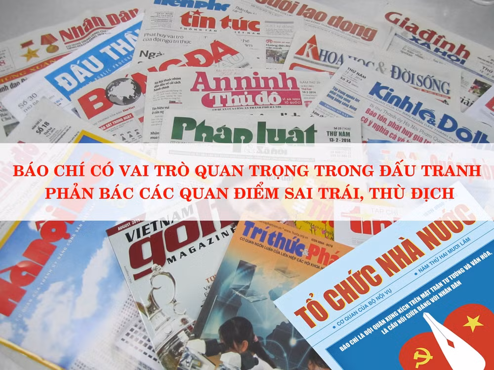Tăng cường đấu tranh phản bác các quan điểm sai trái của các thế lực thù địch. Ảnh minh họa