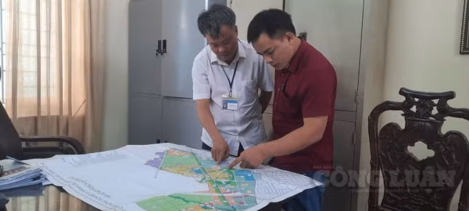 Đại diện UBND xã Thanh Lâm xác nhận việc tái khởi động dự án không được thông báo với chính quyền địa phương.