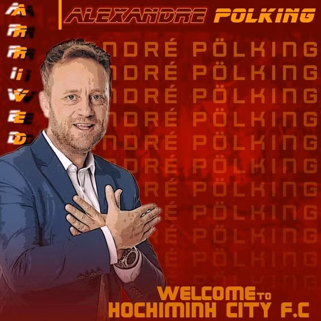 CLB TP.HCM ra mắt nhà cầm quân mới, Alexandre Polking. Ảnh: bongda24h.vn