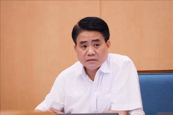 Nguyên Chủ tịch UBND TP Hà Nội Nguyễn Đức Chung. Ảnh: TTXVN