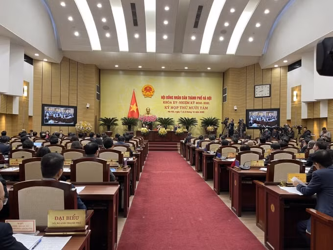 Quang cảnh kỳ họp. Ảnh: Dương Lâm