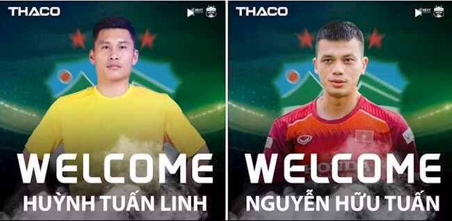 CLB HAGL ra mắt hai tân binh đầu tiên ở mùa giải 2021. Ảnh: bongda24h.vn