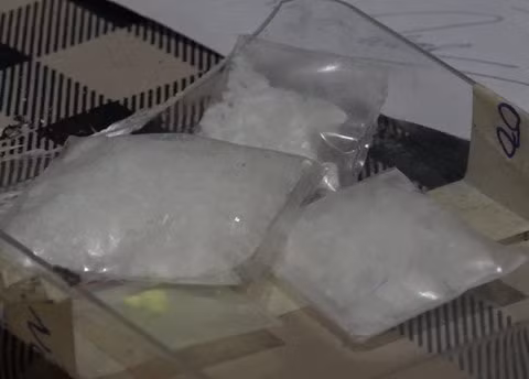 Các gói tinh thể nghi ma túy đá. Ảnh: cand.vn