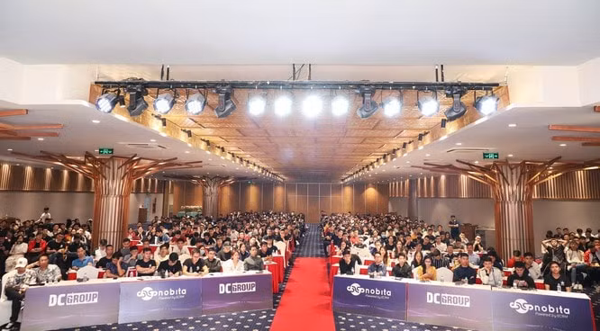 Hội thảo “Đồng hành vượt bão 2020” nhận được sự quan tâm lớn. Ảnh: NA