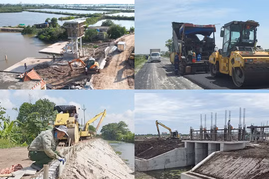 Hưng Yên: Đẩy nhanh tiến độ các công trình đê điều, thủy lợi trước mùa mưa bão năm 2026