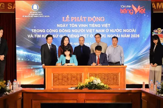 Nhà xuất bản Giáo dục Việt Nam và Đài truyền hình Việt Nam hợp tác, mở rộng hành trình đưa tiếng Việt ra thế giới