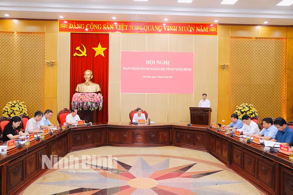ban chap hanh dang bo tinh ninh binh thong bao nhanh ket qua hoi nghi trung uong 10 khoa xiii hinh 1