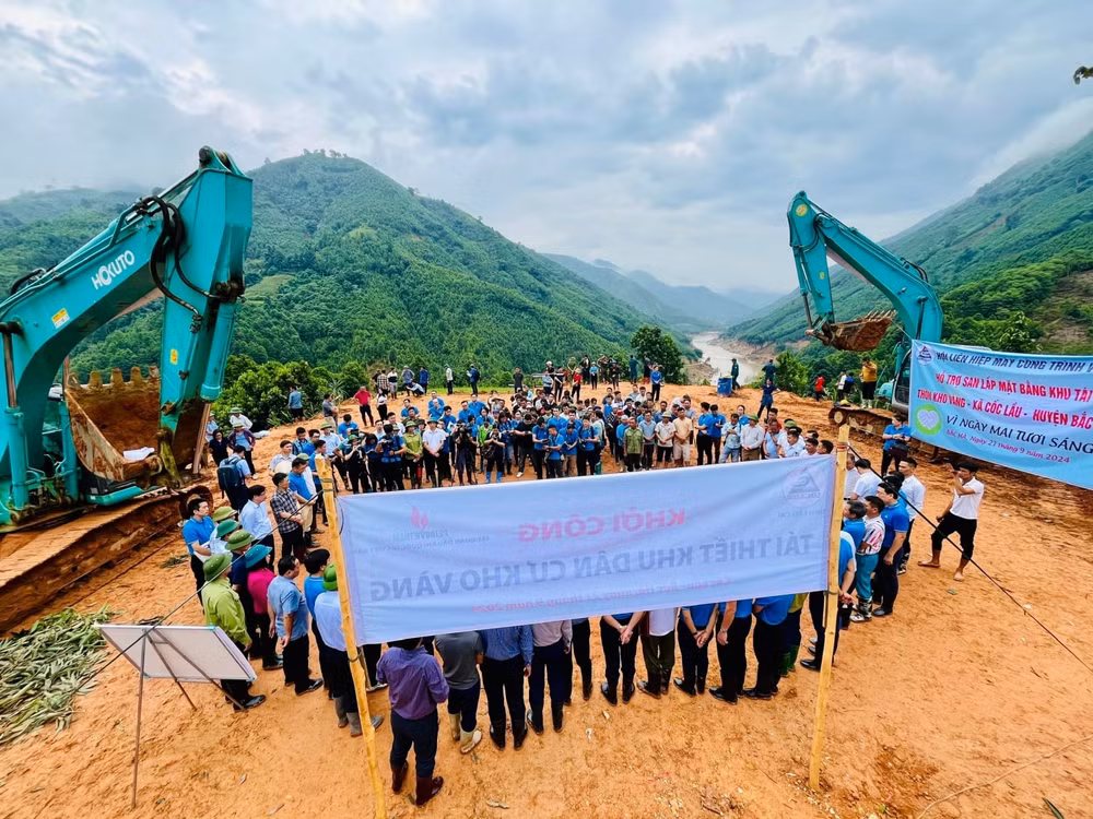 petrovietnam khoi cong tai thiet toan bo khu dan cu thon kho vang hinh 2