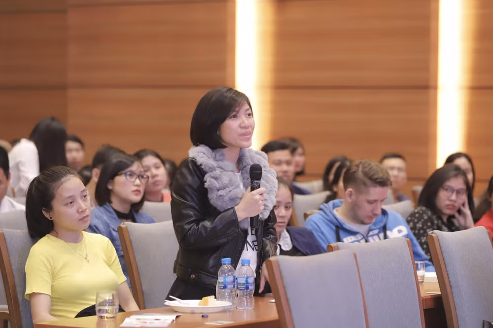 Hội thảo đã kết thúc tốt đẹp, nhiều thắc mắc của mẹ bầu đã được giải đáp ngay tại chương trình.