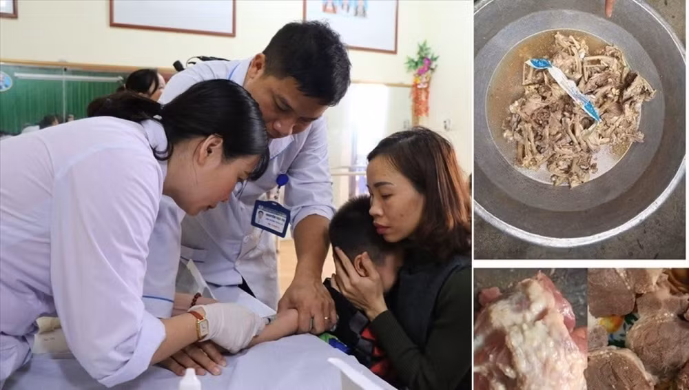 Xét nghiệm sán lợn cho trẻ. Ảnh: T.L